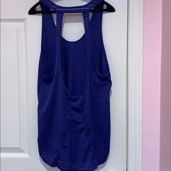 Navy Puma workout tank - Picture 2 of 5